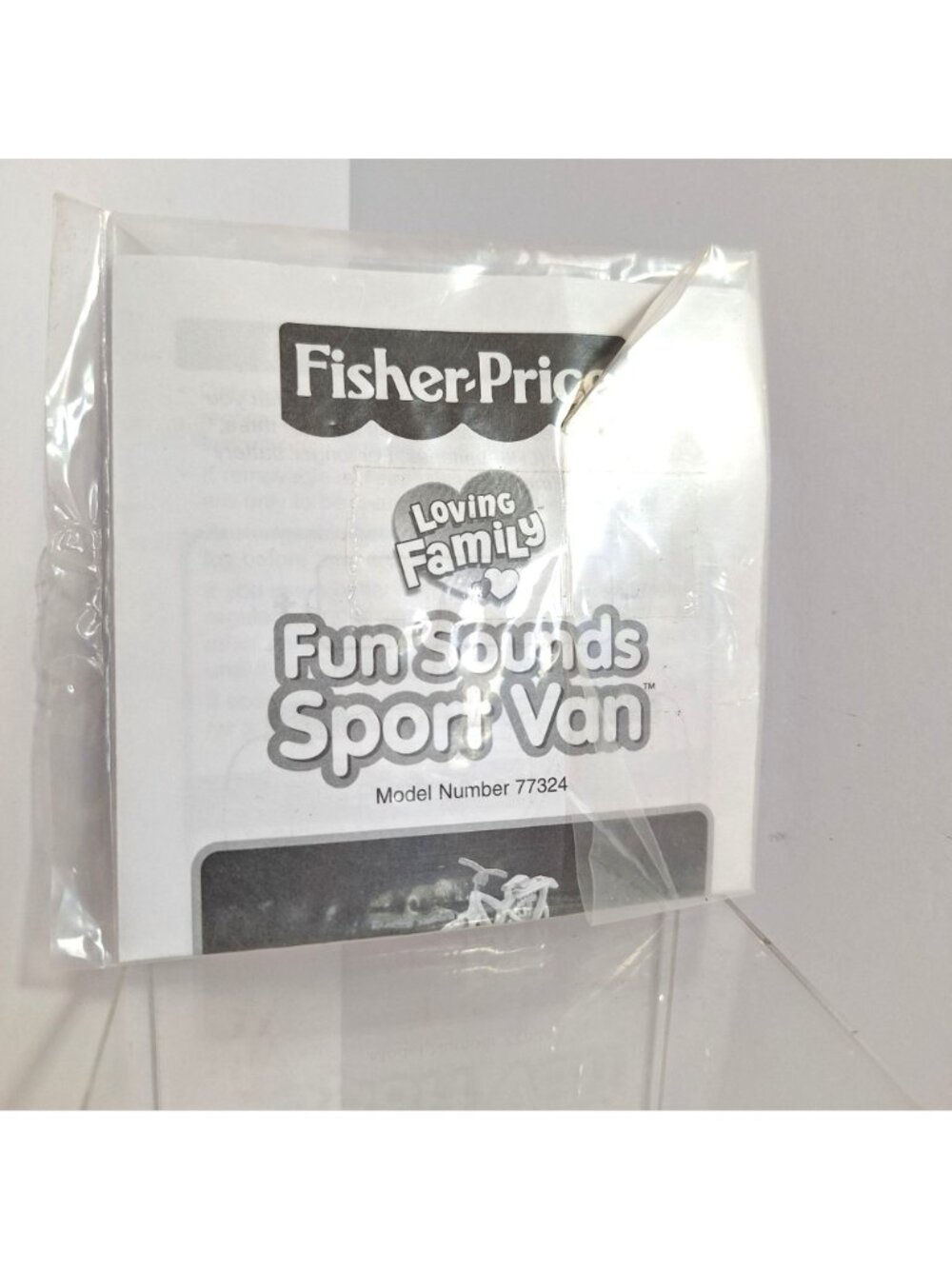 Loving Family Fun Sounds Sport Van Instruction Manual Only Fisher Price - Picture 2 of 6